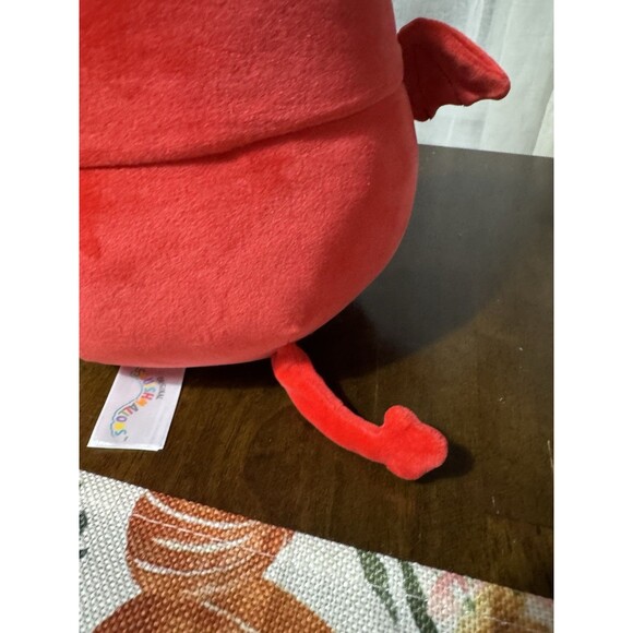 Squishmallows Hoodie Squad 8" Dustin the Dog in Devil Bat Costume Plush Doll Toy - Picture 6 of 7